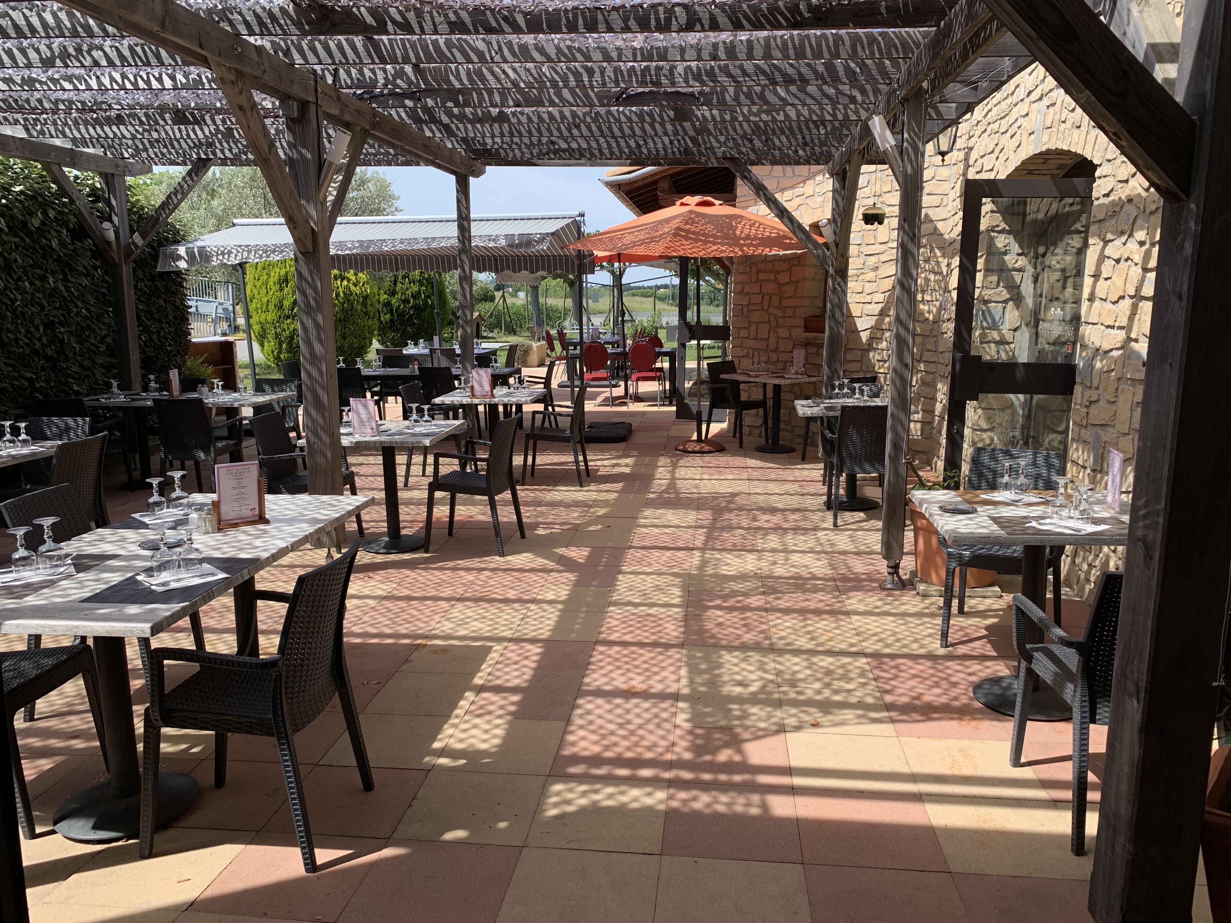 Logis Hotel Restaurant Le Mas De Mon Pere Saint-Jean-le-Centenier エクステリア 写真