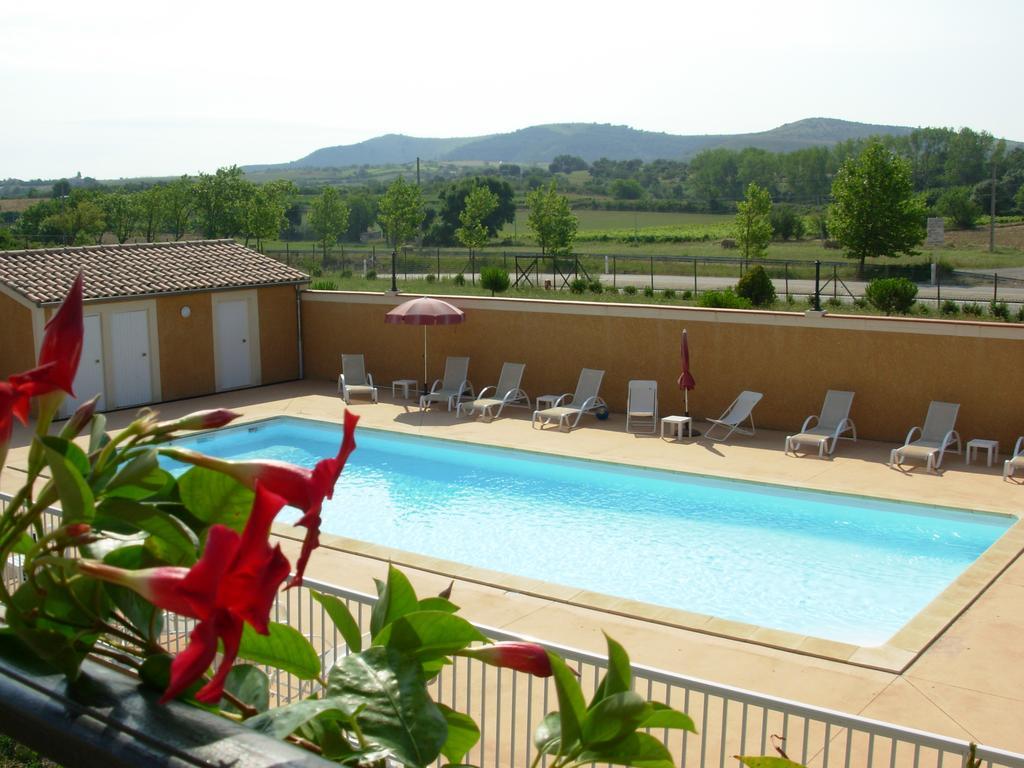 Logis Hotel Restaurant Le Mas De Mon Pere Saint-Jean-le-Centenier エクステリア 写真