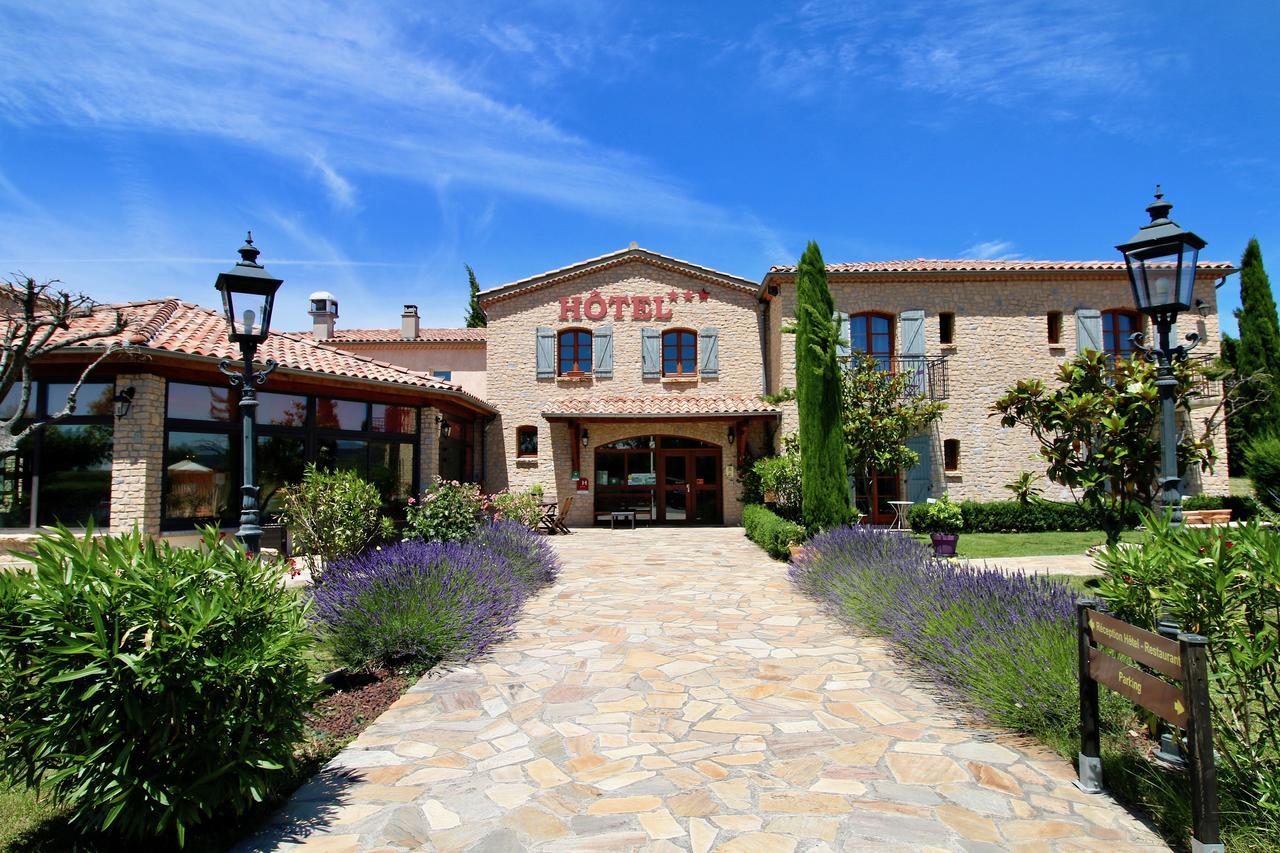 Logis Hotel Restaurant Le Mas De Mon Pere Saint-Jean-le-Centenier エクステリア 写真